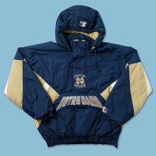 Vintage Starter Notre Dame Anorak Medium 