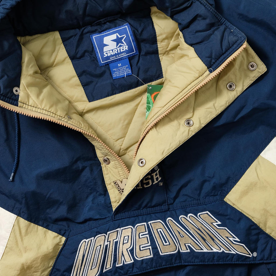 Vintage Starter Notre Dame Anorak Medium 