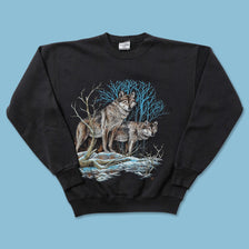 Women's Wolf Sweater Medium 