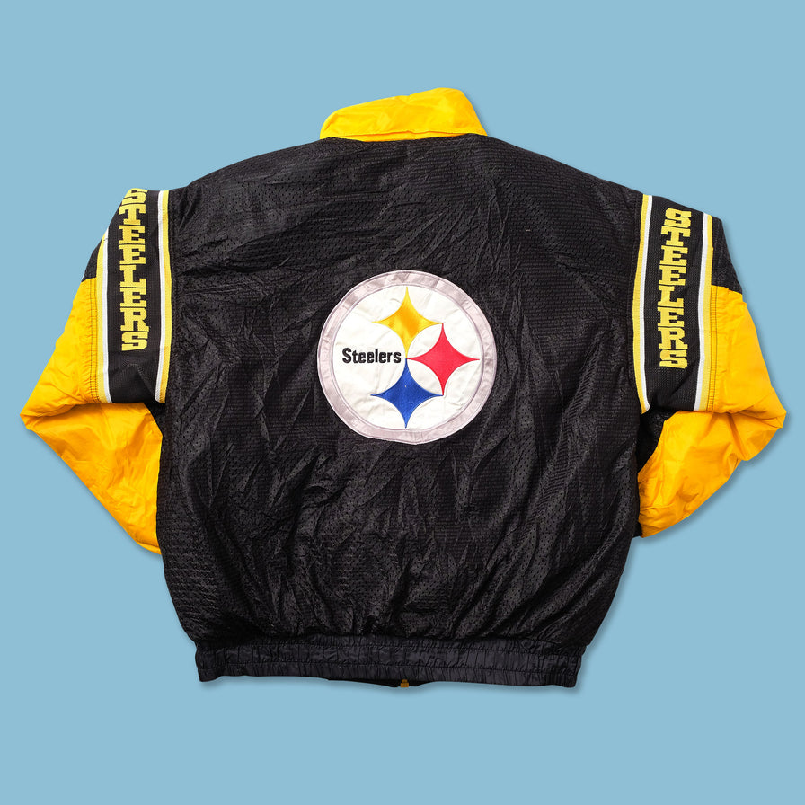 Vintage Pittsburgh Steelers Padded Jacket Large 