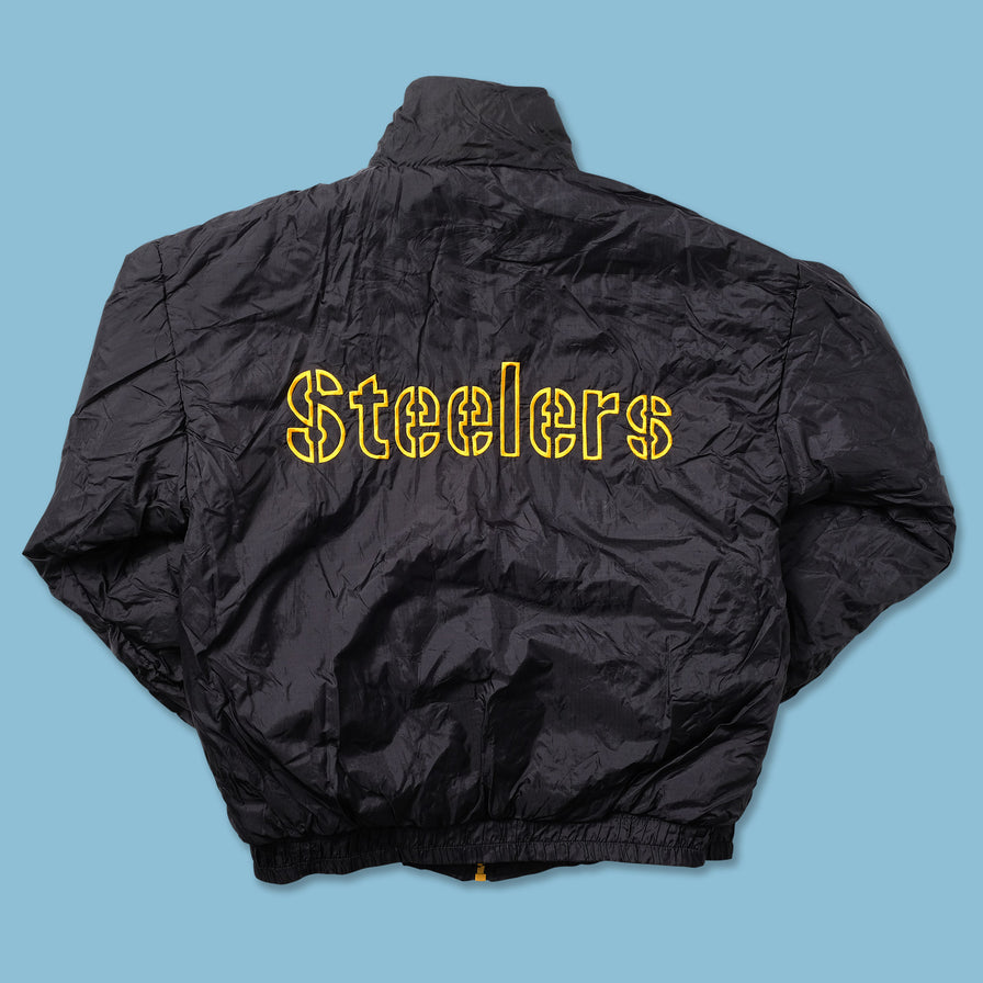 Vintage Pittsburgh Steelers Padded Jacket Large 