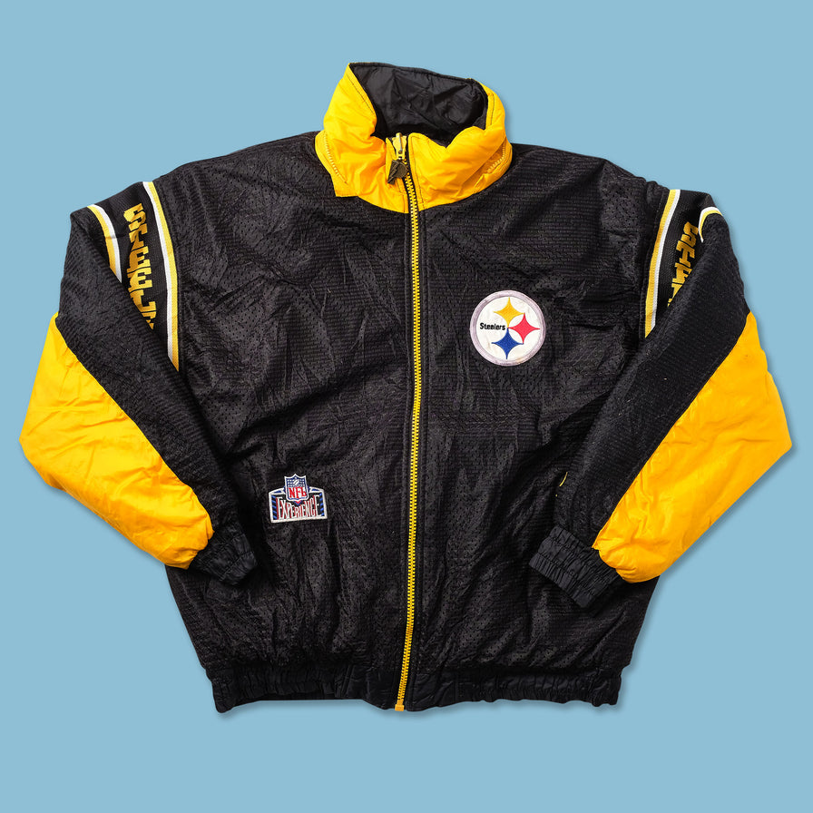 Vintage Pittsburgh Steelers Padded Jacket Large 