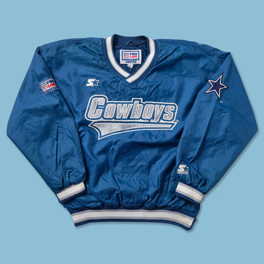 Vintage Starter Dallas Cowboys Windbreaker Large 