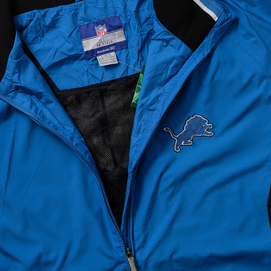 VINTAGE REEBOK PRO LINE FOOTBALL DETROIT LIONS COAT JACKET