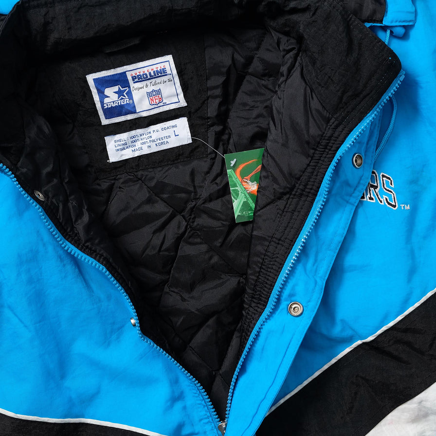 Vintage Starter Carolina Panthers Padded Jacket Large 