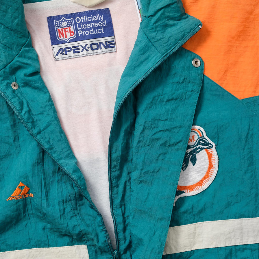 Vintage Miami Dolphins Light Jacket XLarge 