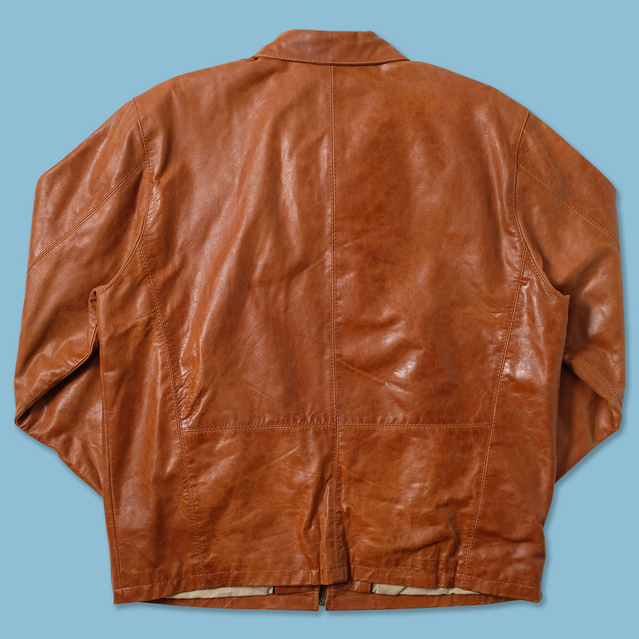Vintage Leather Jacket Large - Double Double Vintage
