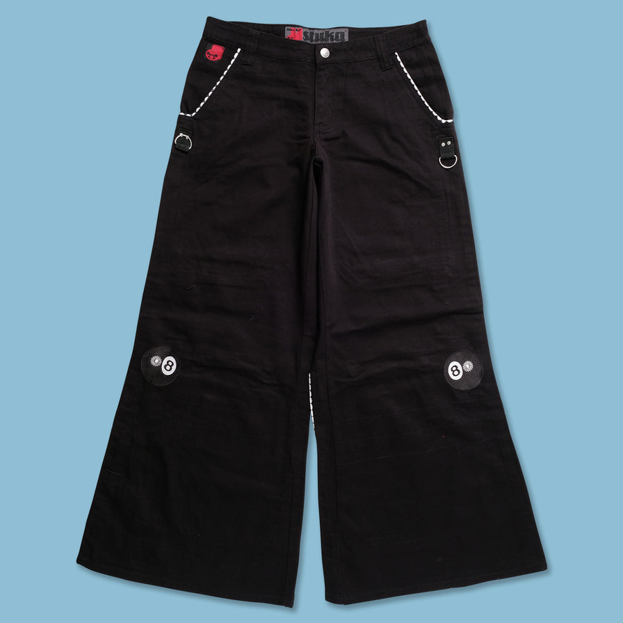 Y2K 8 Ball Baggy Pants - Double Double Vintage