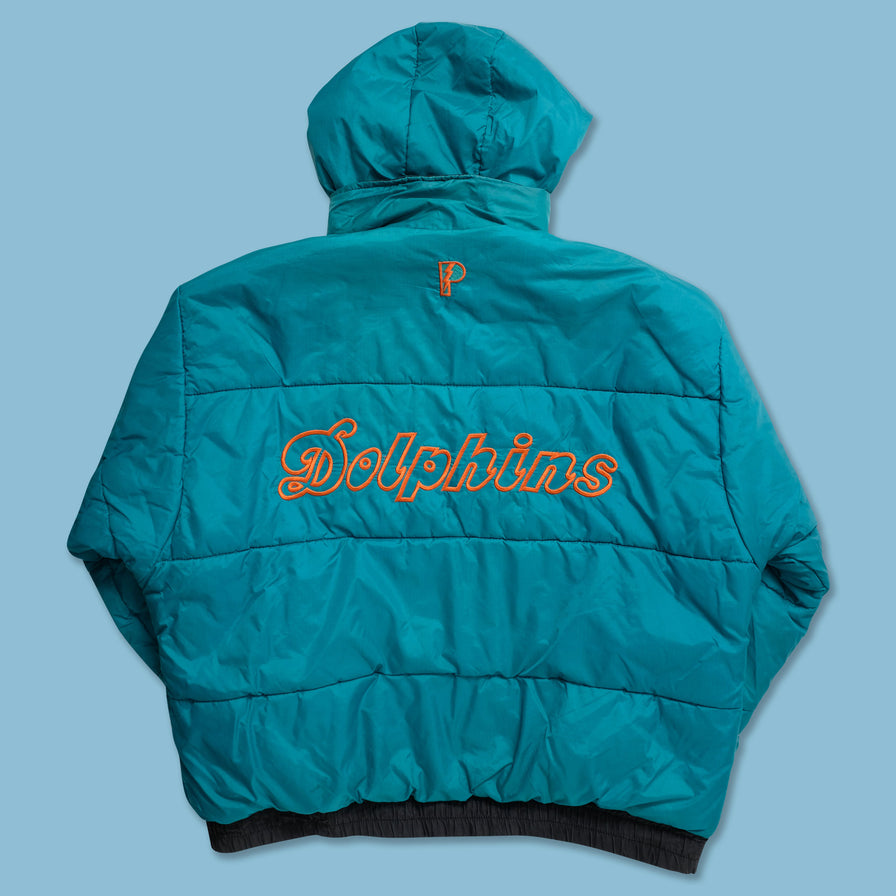 Vintage Miami Dolphins Reversible Jacket XLarge - Double Double Vintage