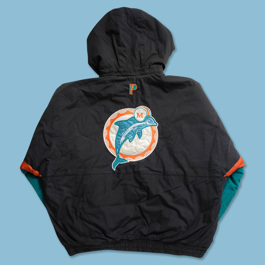 Vintage Miami Dolphins Reversible Jacket XLarge - Double Double Vintage