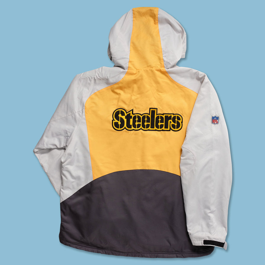 Vintage Reebok Pittsburgh Steelers Padded Jacket XLarge - Double Double Vintage