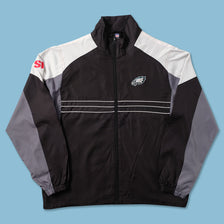 Reebok Philadelphia Eagles Track Jacket Large - Double Double Vintage