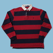 Vintage Polo Ralph Lauren Rugby Sweater Large - Double Double Vintage
