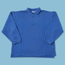 Vintage Reebok Collared Half Zip Sweater Medium 