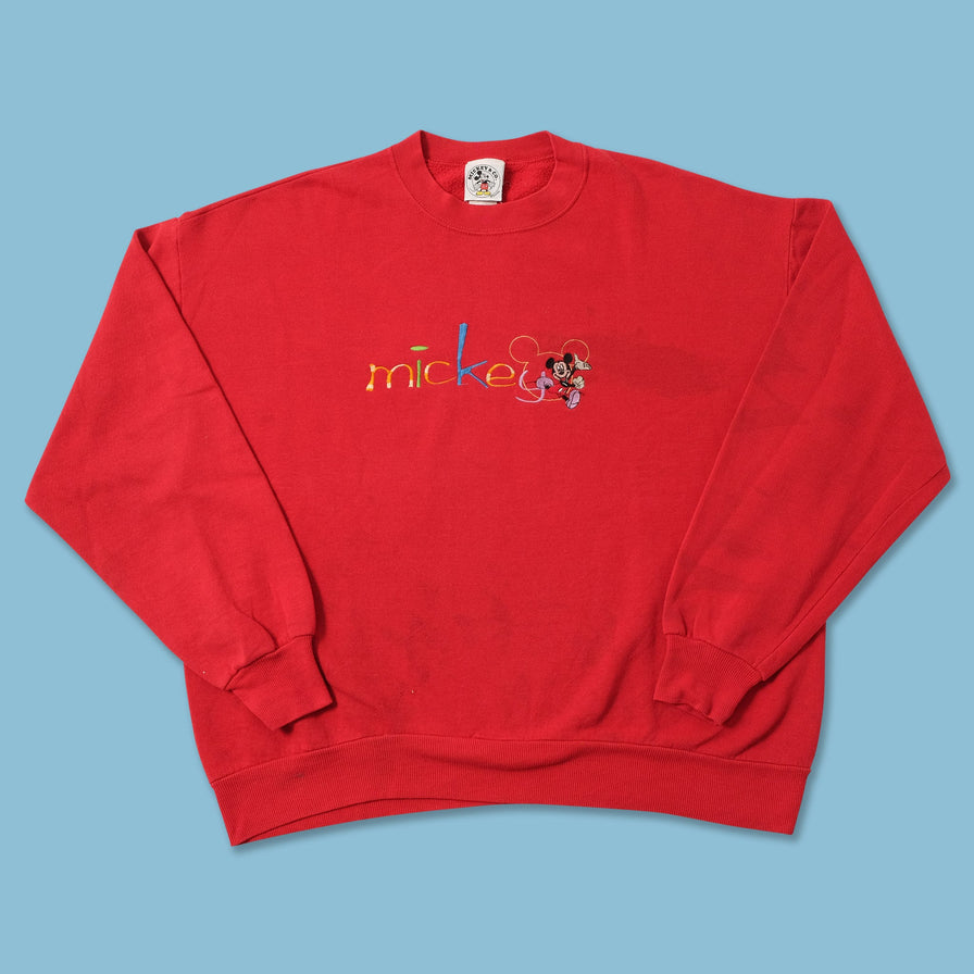 Vintage Mickey Mouse Sweater XLarge 