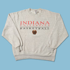 Vintage Indiana University Basketball Sweater Large 