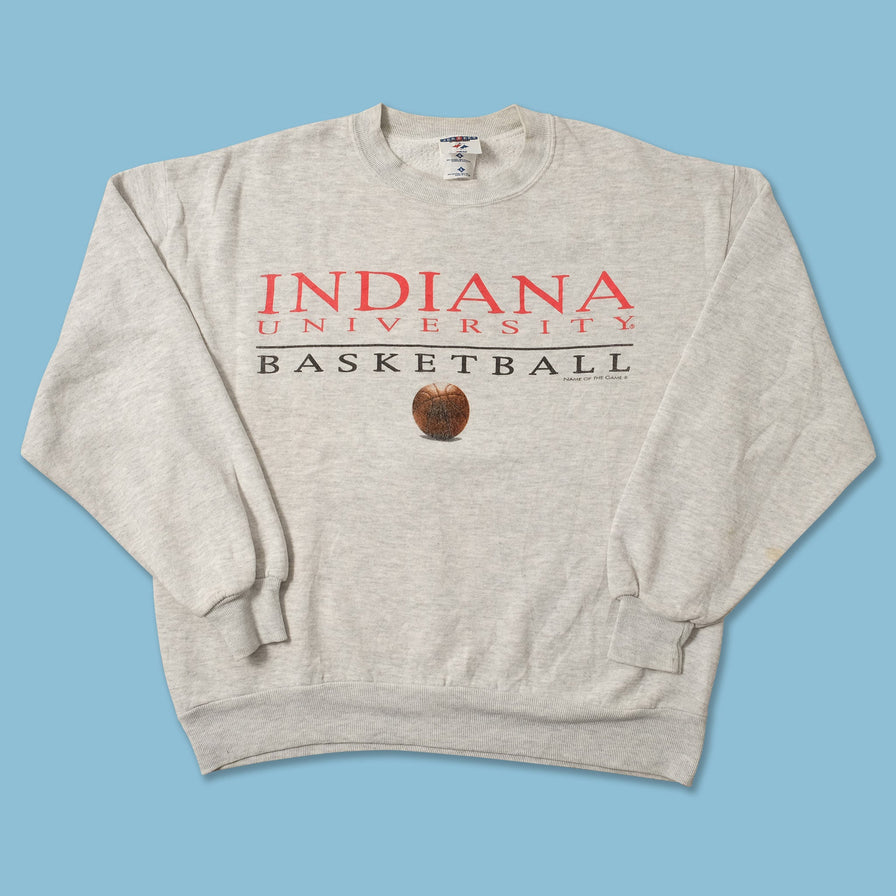 Vintage Indiana University Basketball Sweater Large 