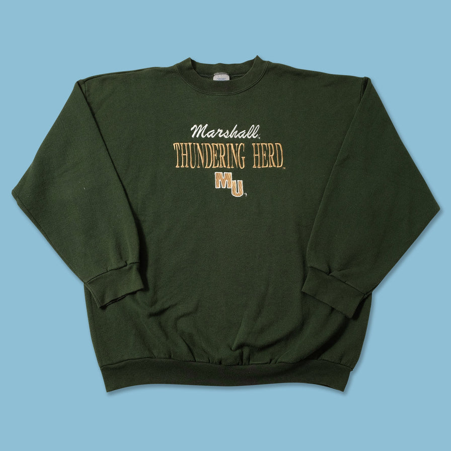 Vintage Marshall Thundering Herd Sweater XXLarge 