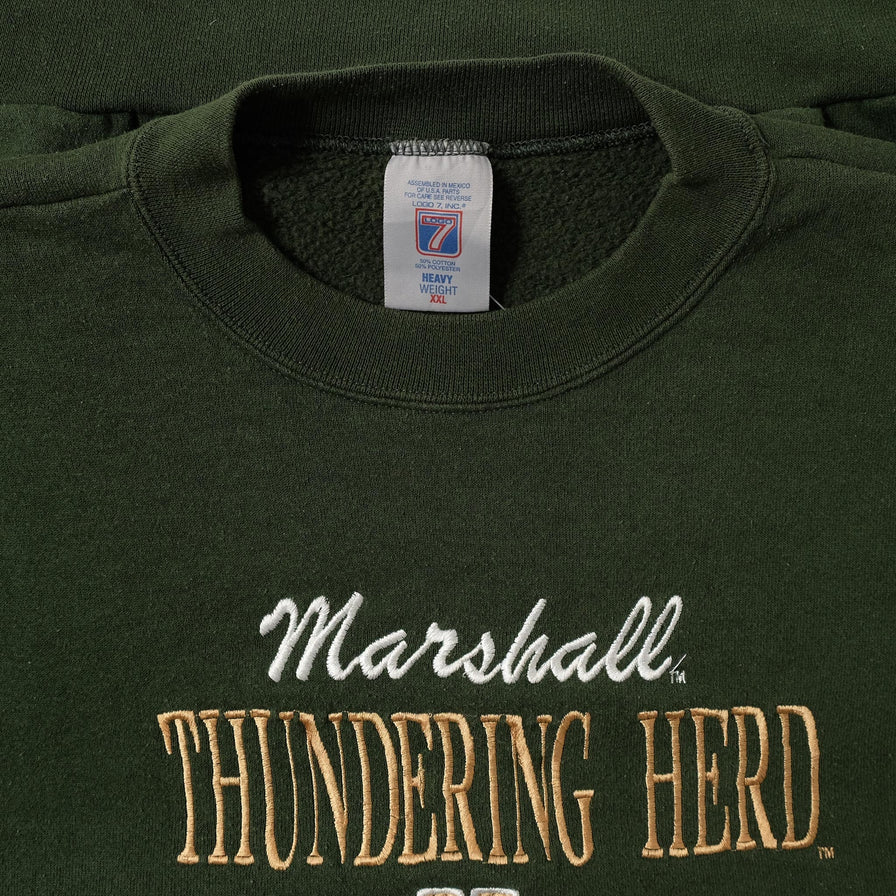 Vintage Marshall Thundering Herd Sweater XXLarge 