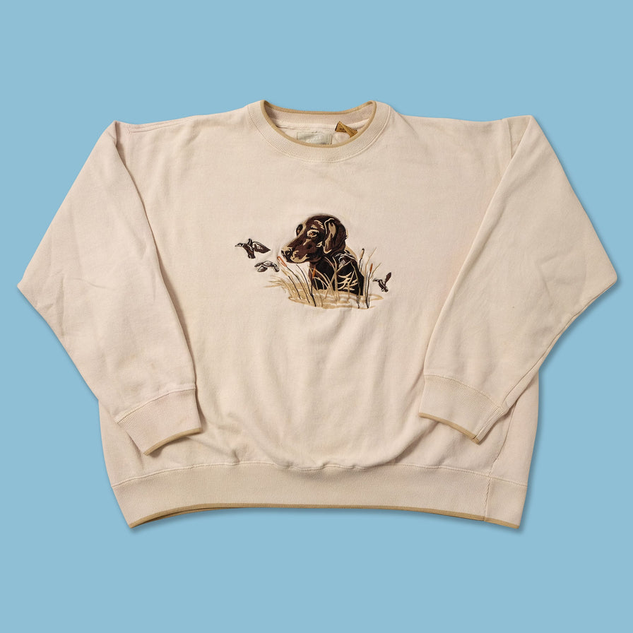 Vintage Dog Sweater Large 