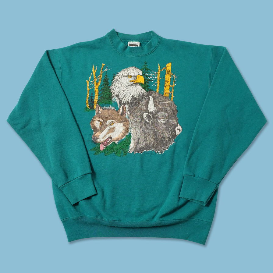 Vintage Animal Sweater Large 