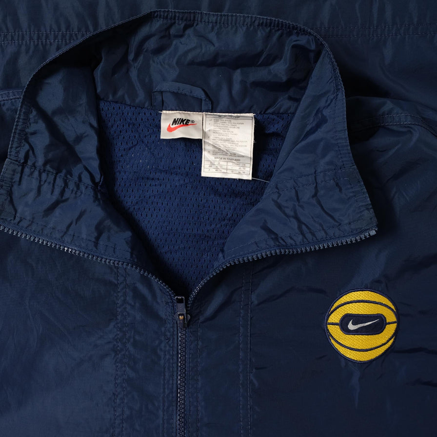 Vintage Nike Basketball Track Jacket Large 