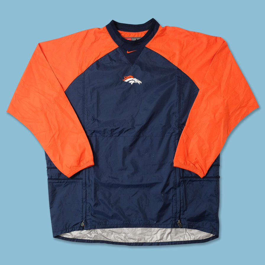 Vintage Nike Denver Broncos Windbreaker Large 