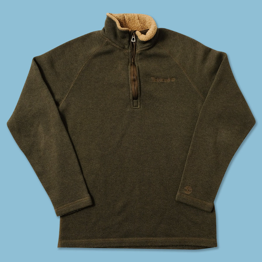 Vintage Timberland Q-Zip Sweater Small 