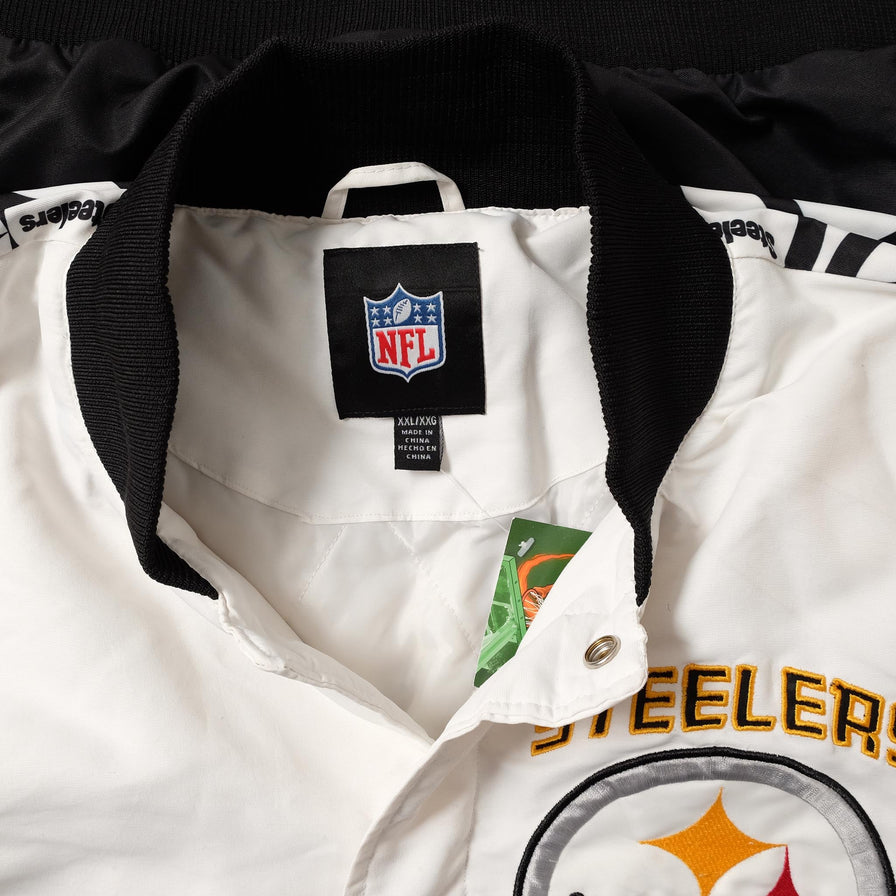 Pittsburgh Steelers Padded College Jacket XXLarge 
