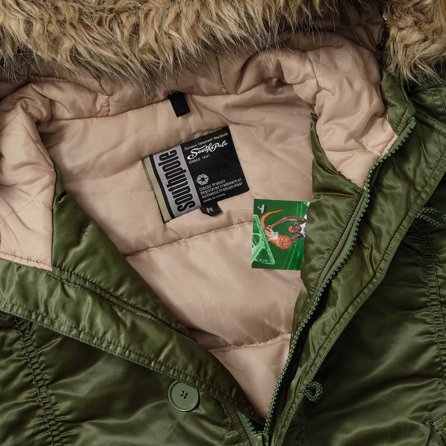 Y2K Southpole Satin Padded Jacket Medium 