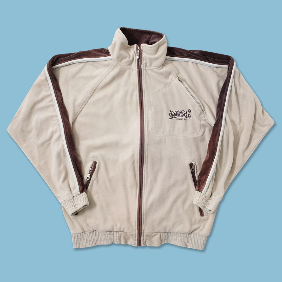 Y2K Southpole Velour Jacket Medium 