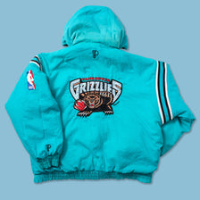 Vintage Vancouver Grizzlies Padded Jacket XXL 