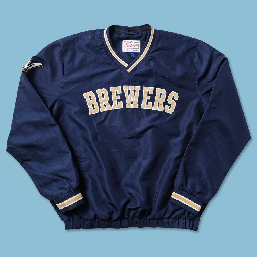 Milwaukee Brewers Windbreaker Large 