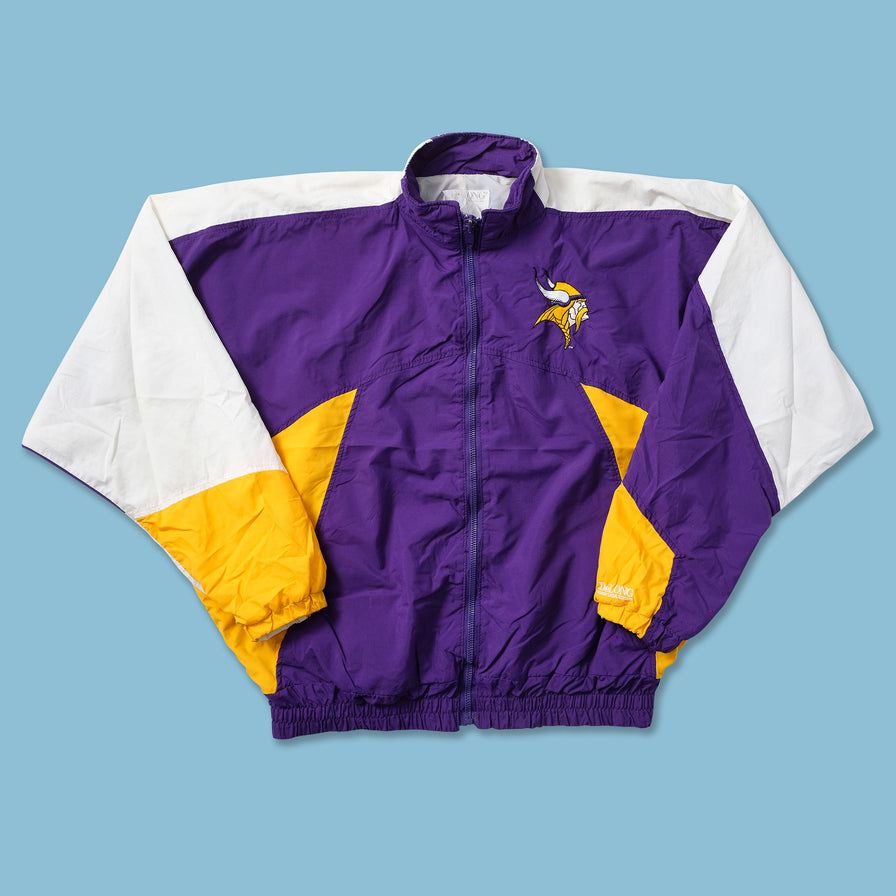 Vintage Minnesota Vikings Track Jacket Large 