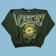 1995 Greenbay Packers Sweater Large - Double Double Vintage