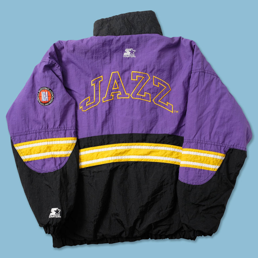 Vintage Starter Utah Jazz Anorak Large - Double Double Vintage