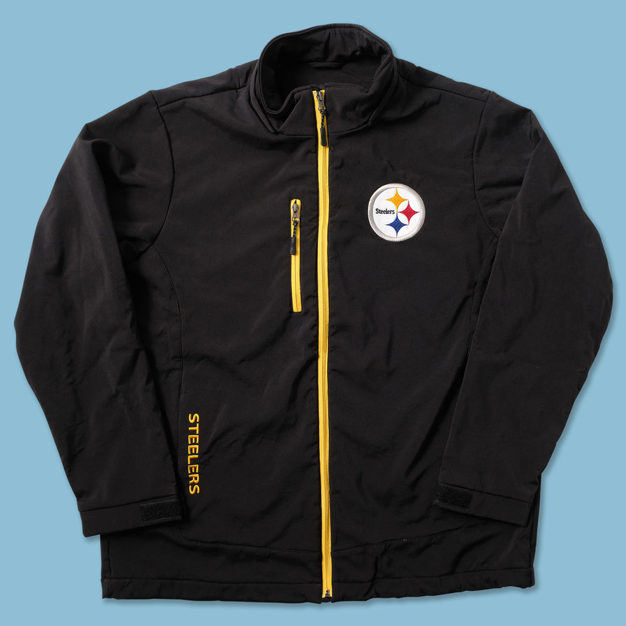 Pittsburgh Steelers Soft Shell Jacket Large - Double Double Vintage