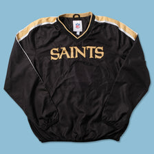 New Orleans Saints Windbreaker Large - Double Double Vintage