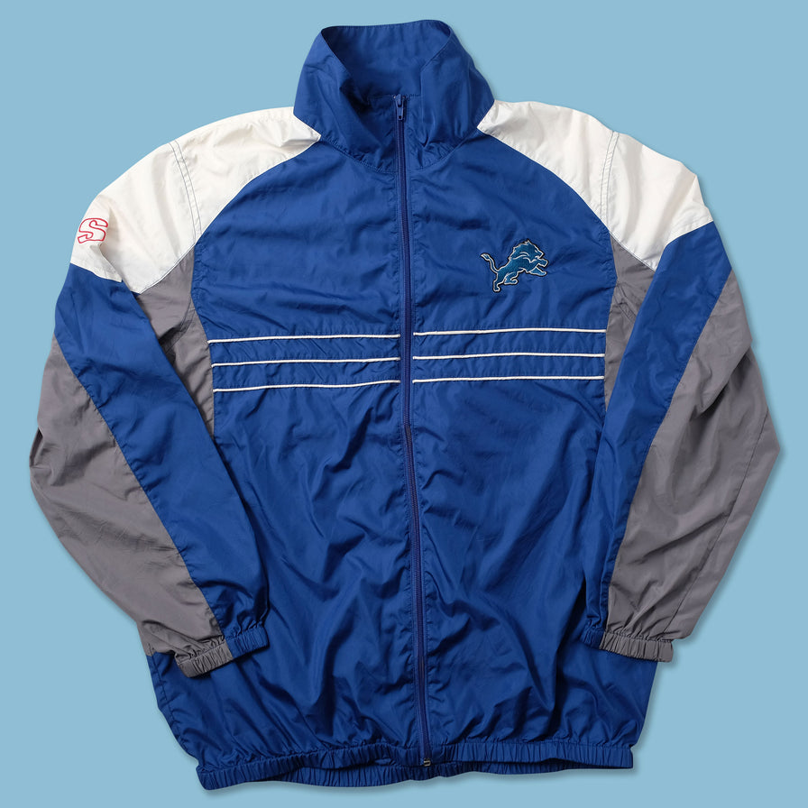 Detroit Lions Track Jacket Large - Double Double Vintage