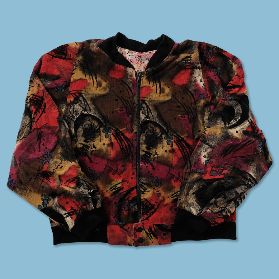 Women's Corduroy Varsity Jacket Medium
