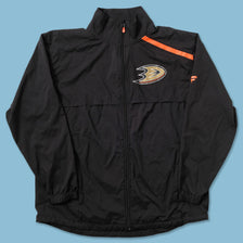 Anaheim Ducks Track Jacket Large - Double Double Vintage