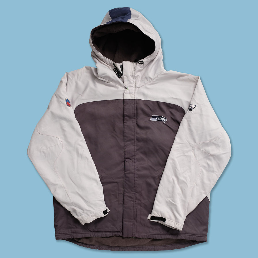 Vintage Reebok Seattle Seahawks Padded Jacket XXL - Double Double Vintage