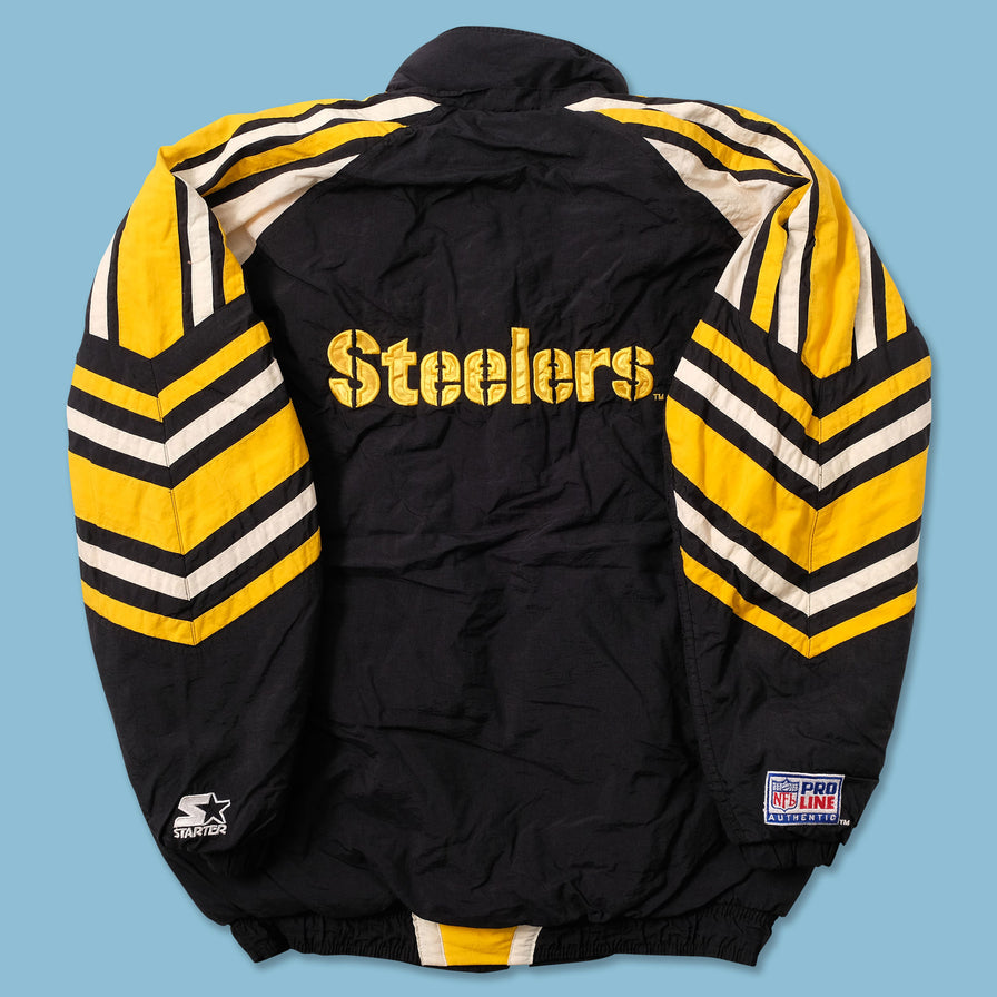Vintage Starter Pittsburgh Steelers Padded Jacket Medium - Double Double Vintage