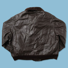 Vintage Leather Flight Jacket Large