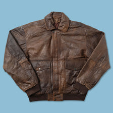 Vintag Leather Flight Jacket Small - Double Double Vintage