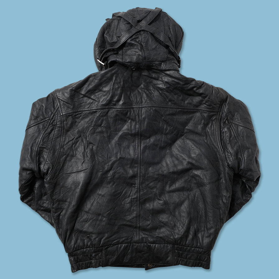 Women's Leather Flight Jacket Small - Double Double Vintage