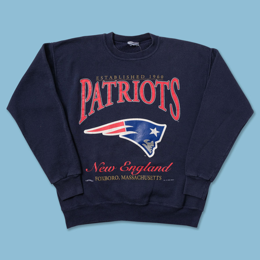 1995 New England Patrtiots Sweater Large - Double Double Vintage