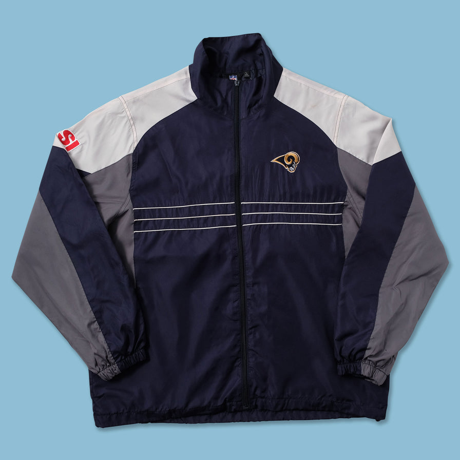 Reebok St. Louis Rams Track Jacket Large - Double Double Vintage
