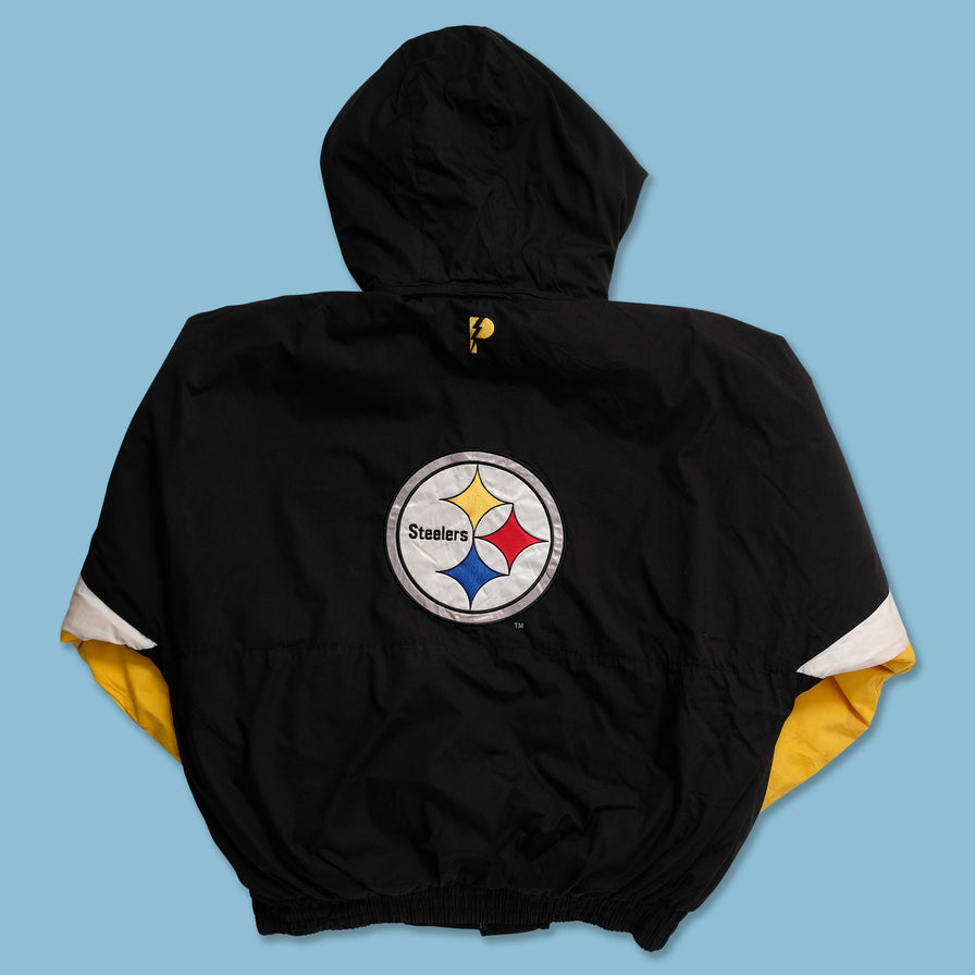 Vintage Pittsburgh Steelers Reversible Jacket Large - Double Double Vintage