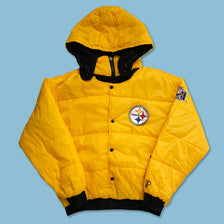Vintage Pittsburgh Steelers Reversible Jacket Large - Double Double Vintage